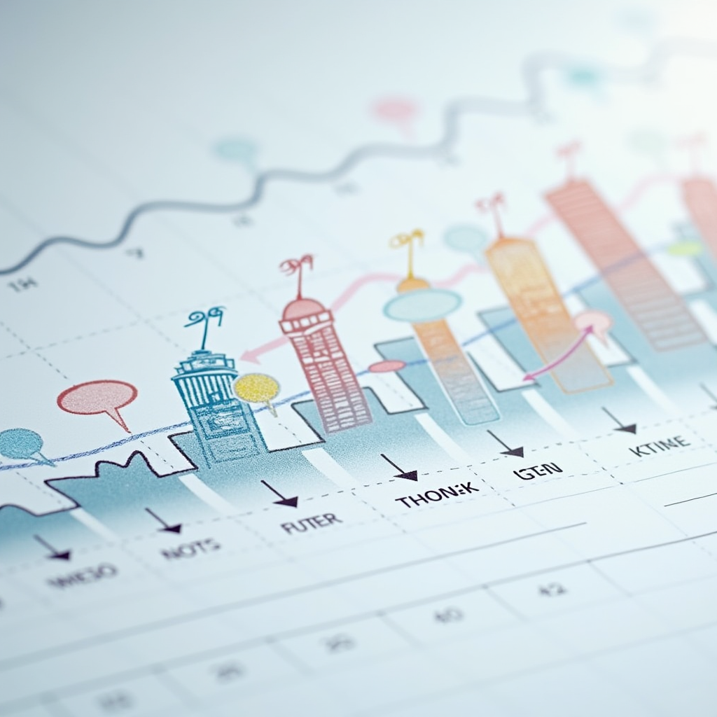 Часова шкала бронювання готелів з позначенням оптимальних періодів, графік зміни цін протягом року, візуалізація стратегії раннього та пізнього бронювання